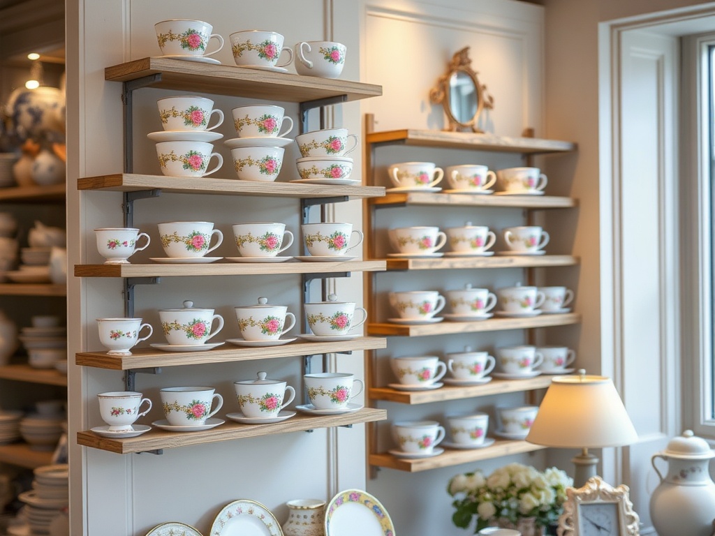 Tiered display stand with three levels